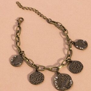 Elegant Gold Charm Bracelet